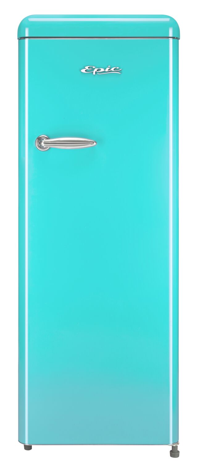 Epic 21.5" 9 Cu. Ft. Aqua-Turquoise Retro All Refrigerator - ERAR88TIF