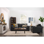 Fava Sofa, Loveseat and Chair Set - Grey