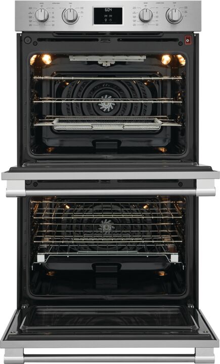 Frigidaire Professional Smudge-Proof® Stainless Steel 30" Double Wall Oven with Total Convection (10.6 cu. ft.) - PCWD3080AF