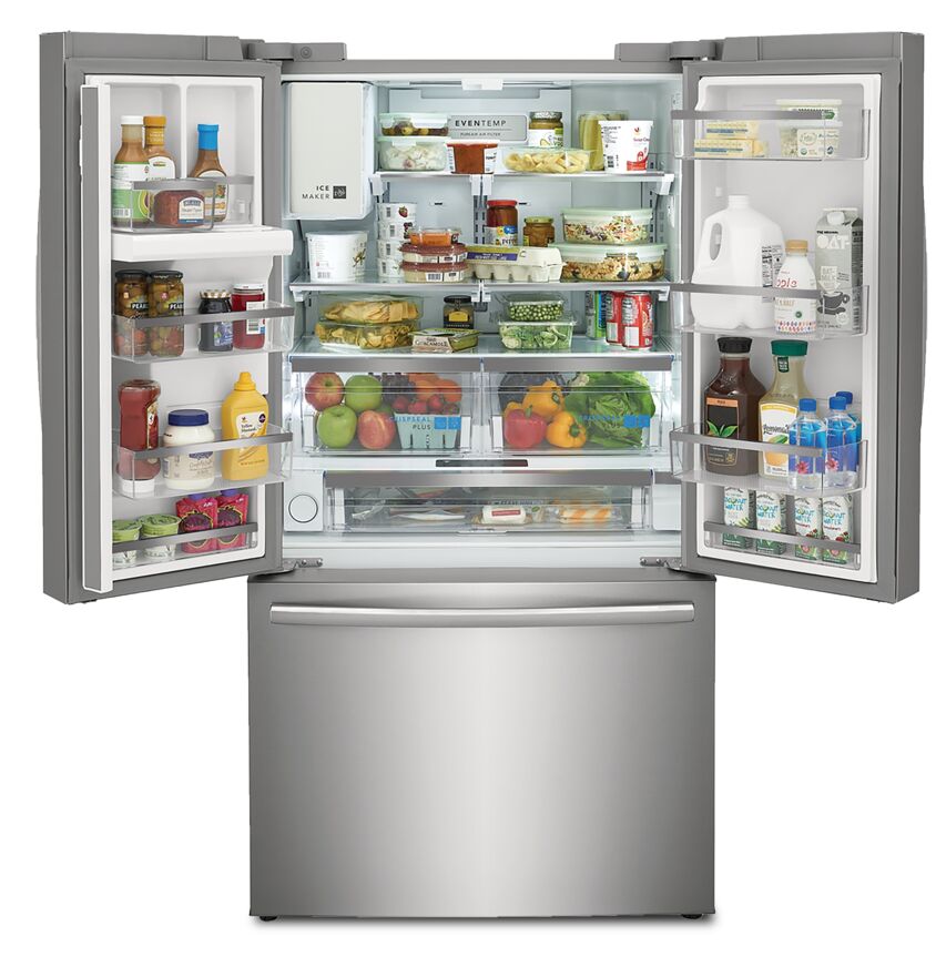 Frigidaire Gallery 36" 22.6 Cu. Ft. Stainless Steel Counter-Depth French Door Refrigerator - GRFC2353AF
