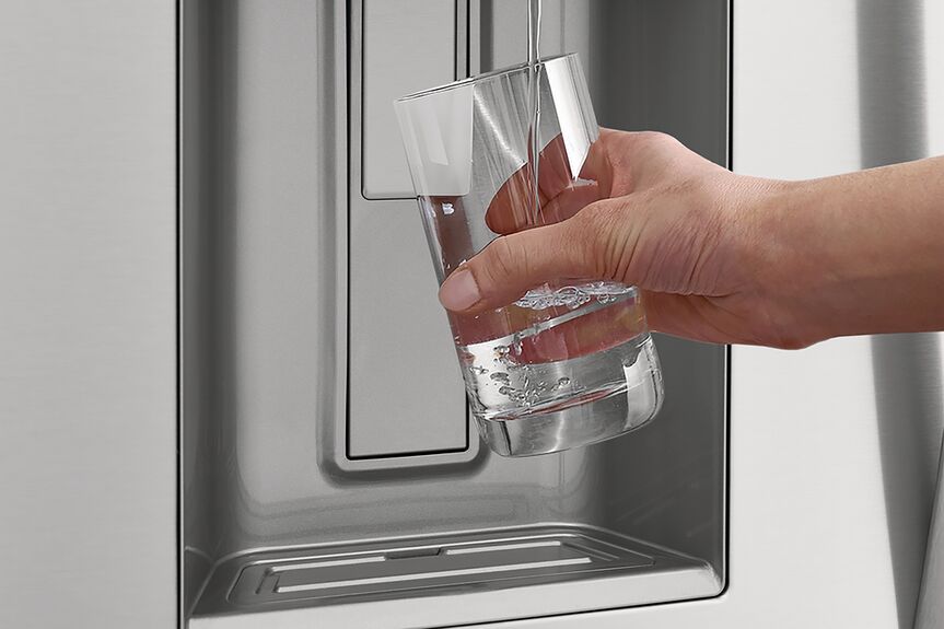 Frigidaire Gallery 36" 22.6 Cu. Ft. Stainless Steel Counter-Depth French Door Refrigerator - GRFC2353AF