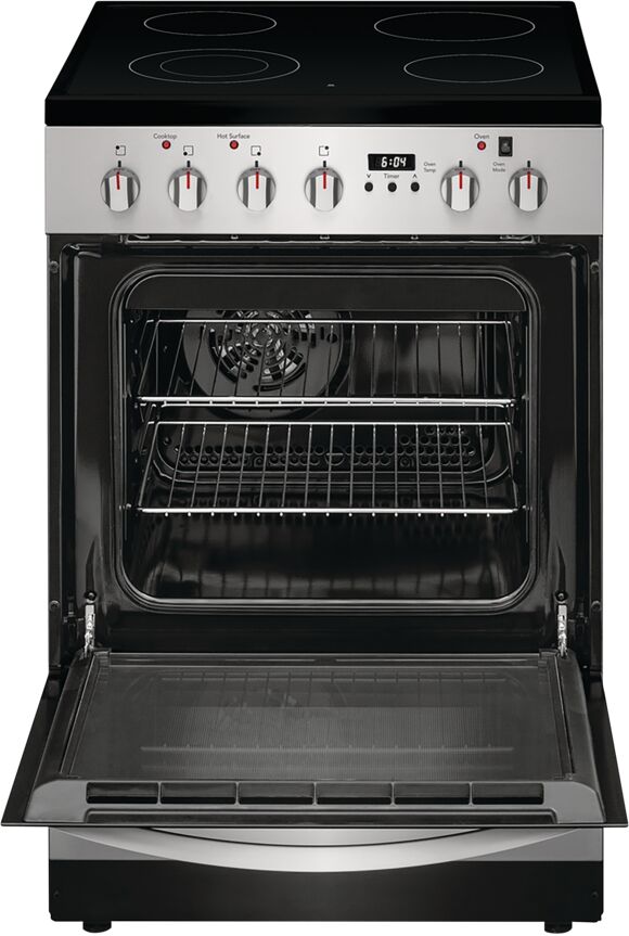 Frigidaire Stainless Steel 24" Freestanding Electric Range (1.9 cu. ft.) - FCFE242CAS