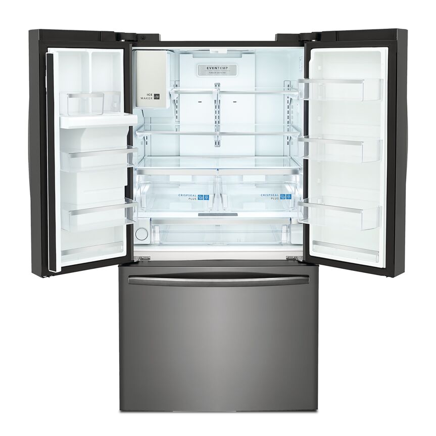 Frigidaire Gallery 36" 27.8 Cu. Ft. Black Stainless Steel French Door Refrigerator - GRFS2853AD