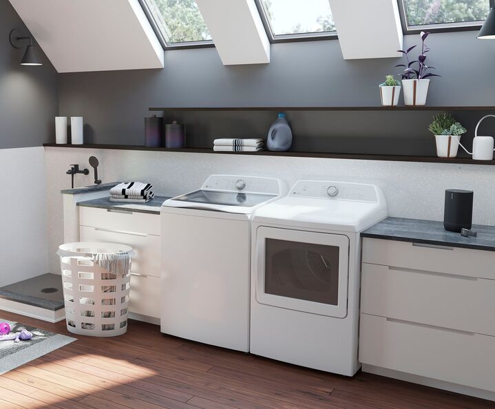 GE Profile White Top Load Washer (5.8 IEC cu. ft.)- PTW600BSRWS