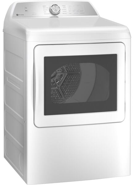 GE Profile White Electric Dryer (7.4 cu. ft.)- PTD60EBMRWS