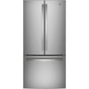 GE Fingerprint Resistant 33" Counter-Depth French-Door Refrigerator (18.6 Cu.Ft.)- GWE19JYLFS