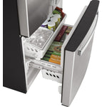 GE Fingerprint Resistant 33" Counter-Depth French-Door Refrigerator (18.6 Cu.Ft.)- GWE19JYLFS