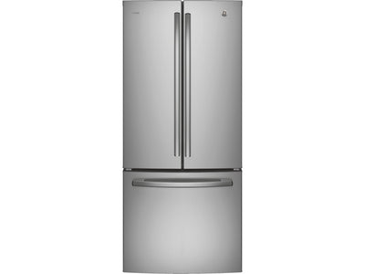 GE Profile 30" 20.8 Cu. Ft. Fingerprint Resistant Stainless French Door Refrigerator - PNE21NYRKFS