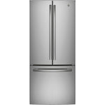 GE Fingerprint Resistant Stainless 30" French Door Refrigerator (20.8 cu ft)- GNE21DYRKFS