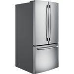 GE 33" 24.8 Cu. Ft. Fingerprint Resistant Stainless French Door Refrigerator - GNE25DYRKFS