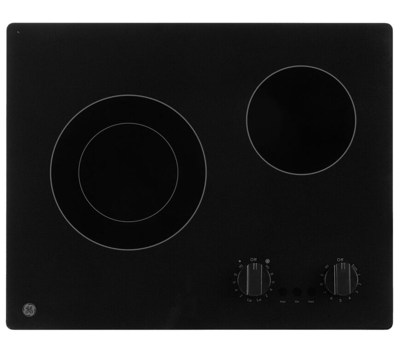 GE 21" Electric Cooktop Black JP3021DPBB Leon's