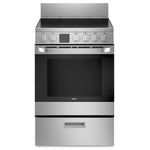 Haier 24" Electric Slide-In Range with Storage Drawer Stainless Steel (2.9 Cu.Ft) - QCA740RMSS