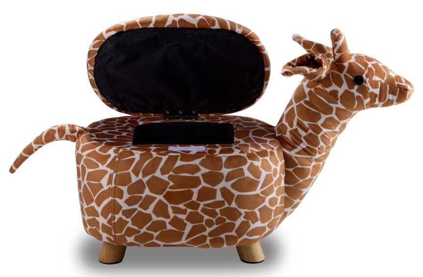 Giraffe Storage Ottoman - Brown