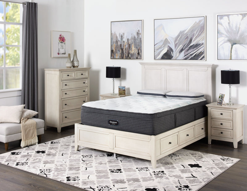 Beautyrest silver snowhaven plush pillow top clearance