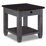 Harold End Table - Antique Grey