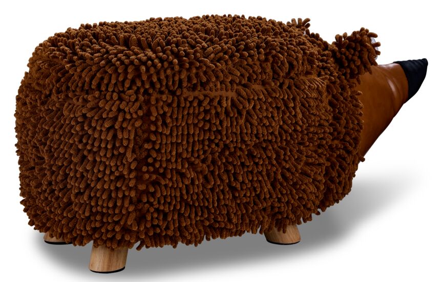 Hedgehog Storage Ottoman - Brown