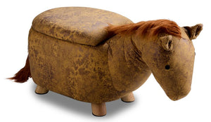 Horse Storage Ottoman - Yellow