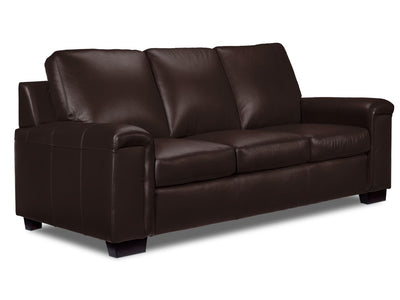 Icon Leather Sofa - Mocha