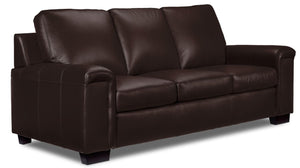 Icon Leather Sofa - Mocha