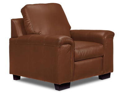 Icon Leather Chair - Saddle