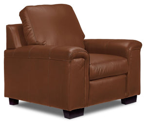 Icon Leather Chair - Saddle