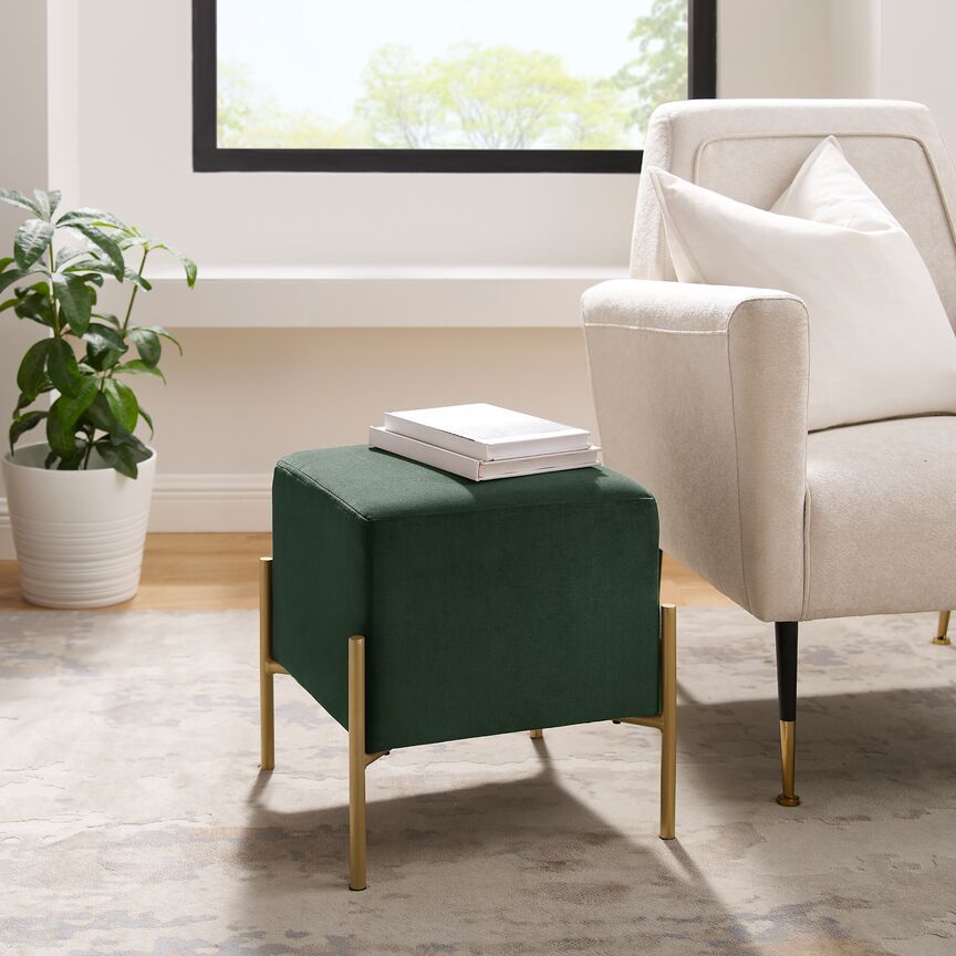 Jasper Ottoman - Jade