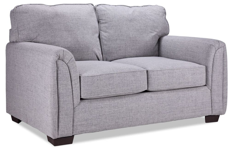 Julie Sofa and Loveseat Set Grey Leon's