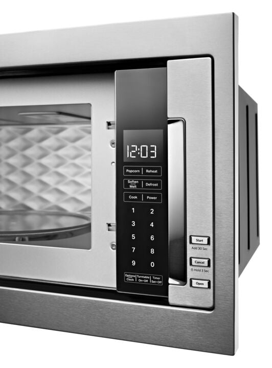 KitchenAid Stainless Steel BuiltIn Low Profile Microwave with Trim Kit