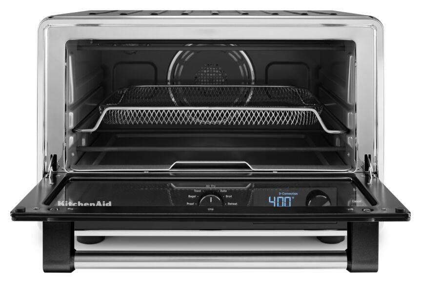 KitchenAid® Black Matte Digital Countertop Oven with Air Fry - KCO124BM