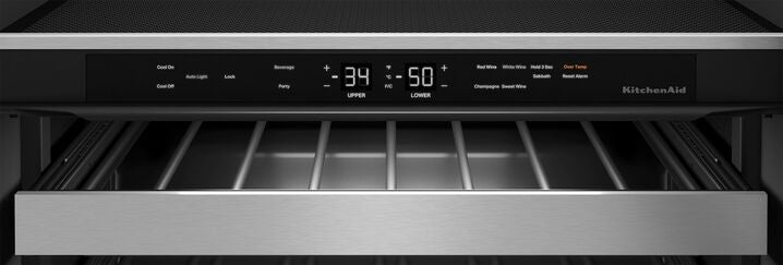 KitchenAid Stainless Steel 14-Bottle Beverage Centre (4.9 cu. ft.) - KUBR314KSS