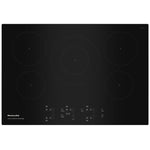 KitchenAid Black 30" 5-Element Electric Sensor Induction Cooktop - KCIG550JBL