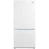 L2 29.5" 18.7 Cu. Ft. White Bottom-Freezer Refrigerator - LRB19B5AWWC