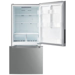 L2 29.5" 18.7 Cu. Ft. Stainless Steel Bottom-Freezer Refrigerator - LRB19B5ASTC