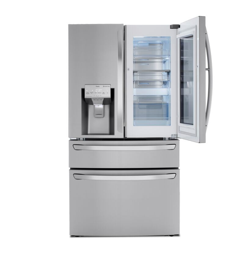 LG Smudge Resistant Stainless Steel InstaView ThinQ Door-in-Door Refrigerator with Craft Ice (30 Cu.Ft) - LRMVS3006S