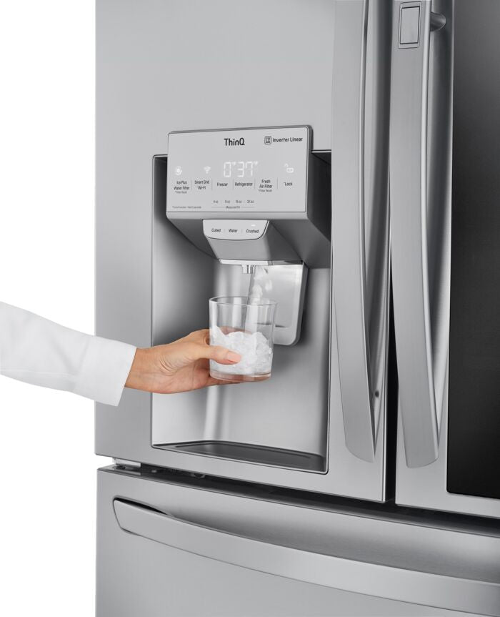 LG Smudge Resistant Stainless Steel InstaView ThinQ Door-in-Door Refrigerator with Craft Ice (30 Cu.Ft) - LRMVS3006S