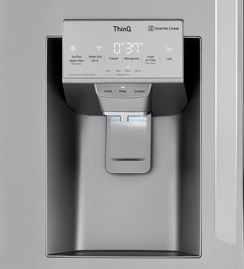 LG Smudge Resistant Stainless Steel InstaView ThinQ Door-in-Door Refrigerator with Craft Ice (30 Cu.Ft) - LRMVS3006S