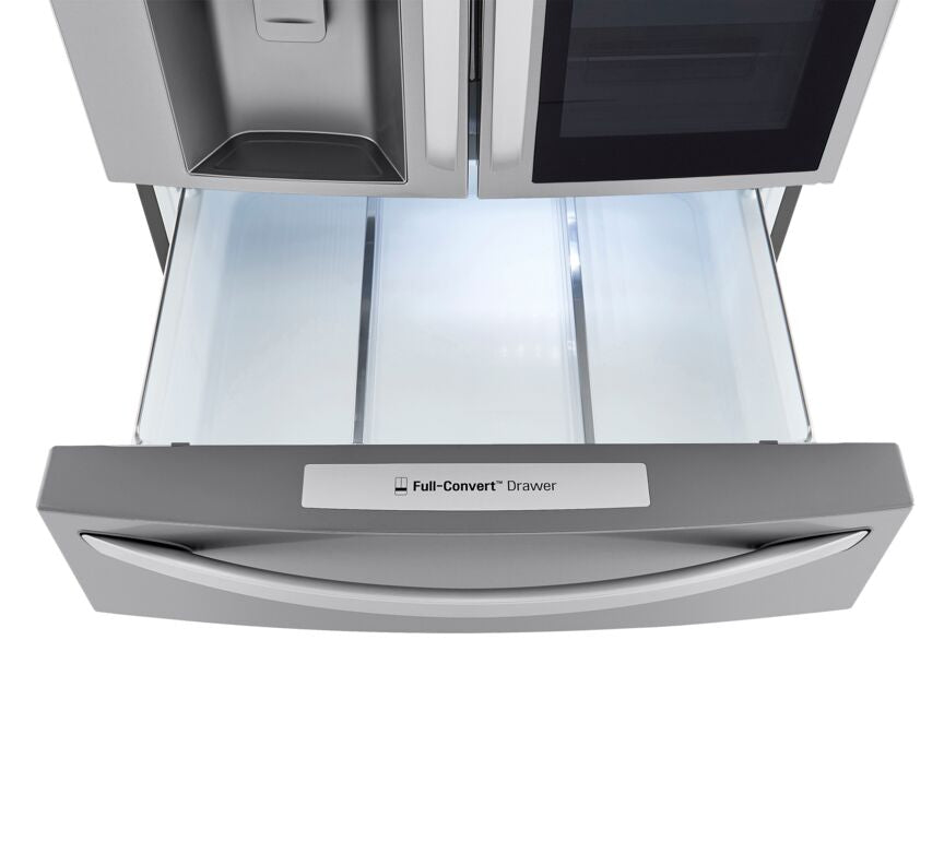 LG Smudge Resistant Stainless Steel InstaView ThinQ Door-in-Door Refrigerator with Craft Ice (30 Cu.Ft) - LRMVS3006S