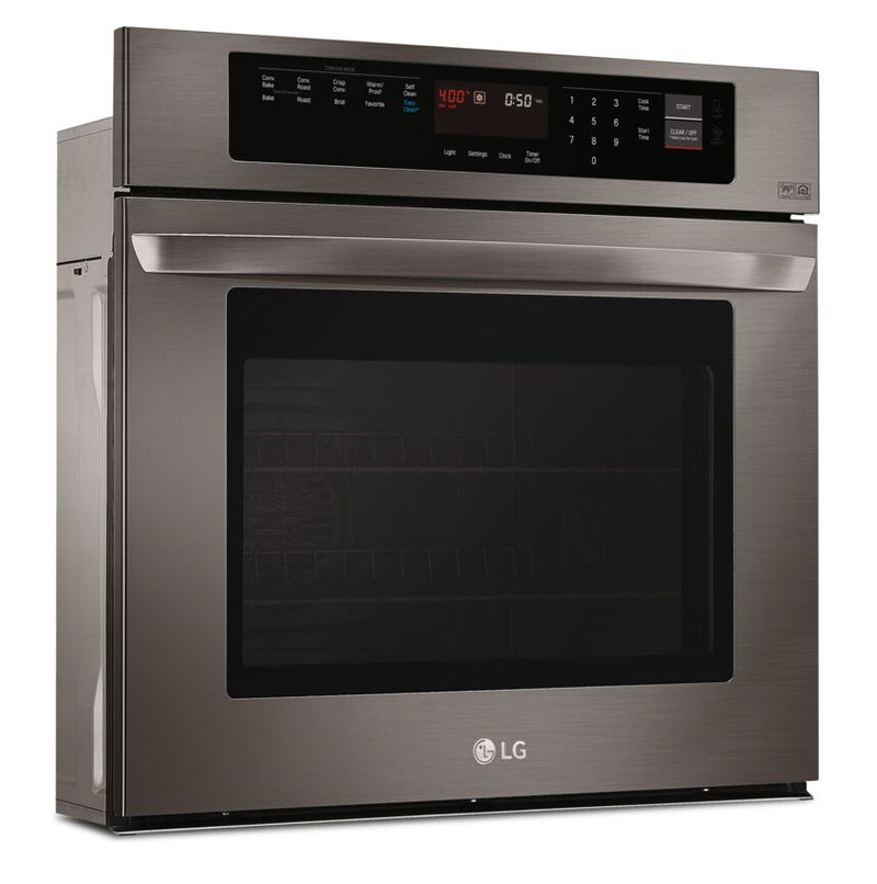 LG Black Stainless Steel Single Wall Oven With EasyClean (4.7 Cu.Ft) -  LWS3063BD | Leon's