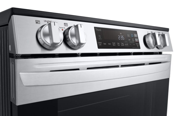 LG Smudge Resistant Stainless Steel Smart Wi-Fi Enabled Electric Slide-in Range with EasyClean® ( 6.3 cu ft.) - LSEL6331F
