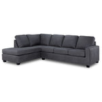 Lindsay 2-Piece Sectional with Left Facing Chaise - Grey