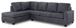 Lindsay 2 Pc. Sectional with Left Facing Chaise - Grey