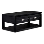 Manila 48" Lift-Top Coffee Table - Black