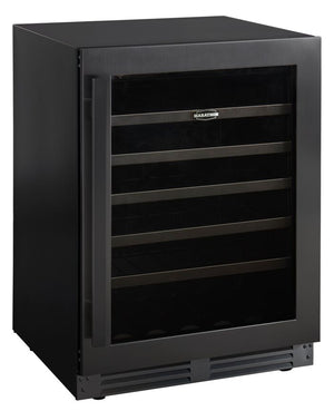 Marathon 24" Black Steel Single Zone Undercounter Convertible Wine/Beverage Cooler (5.4 cu.ft) - MBWC56-BLS