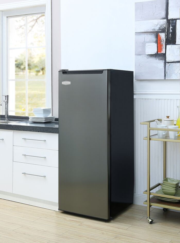 Marathon Black Steel Upright Freezer (6.5 cu. ft.) - MUF65BLS-2