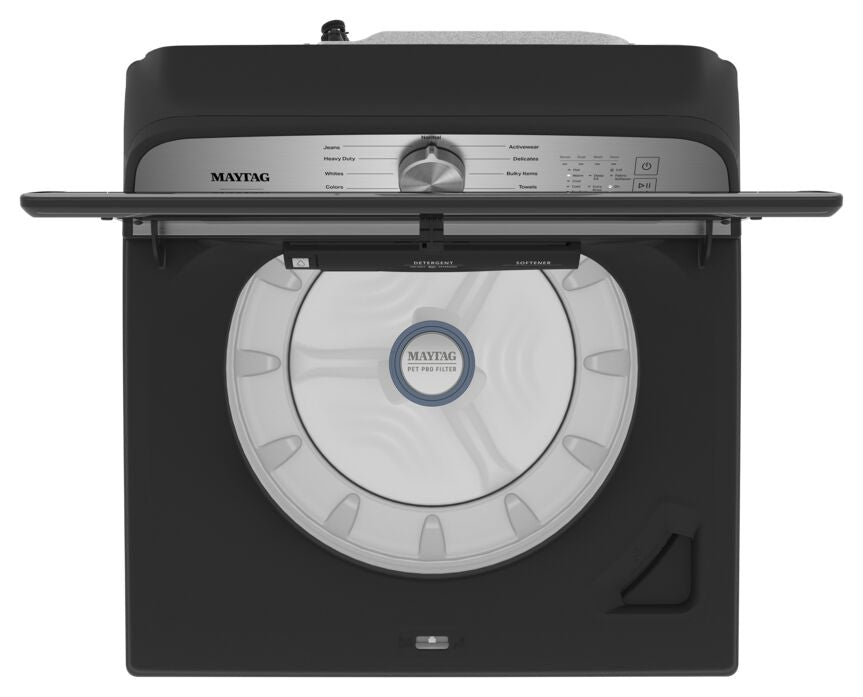 Maytag Volcano Black Top-Load Washer with Pet Pro (5.4 cu. ft.) - MVW6500MBK