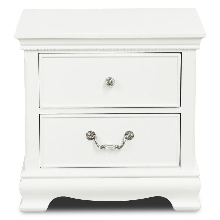 Melanie Night Table - White