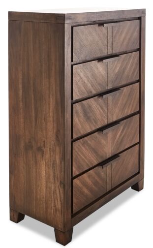 Nathan 5-Piece King Bedroom Package - Brown