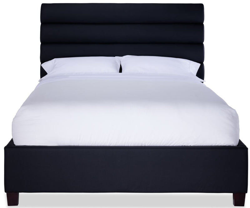 Orchid 3Piece Queen Bed Black Leon's