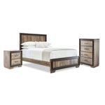 Orlando 5-Piece Queen Bedroom Package - Weathered Brown