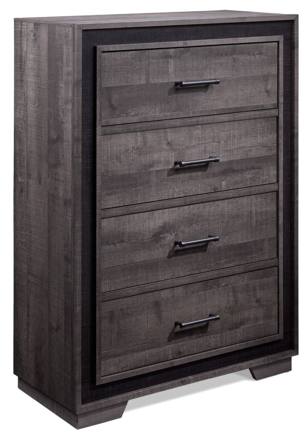 Orlando 4-Drawer Chest - Grey